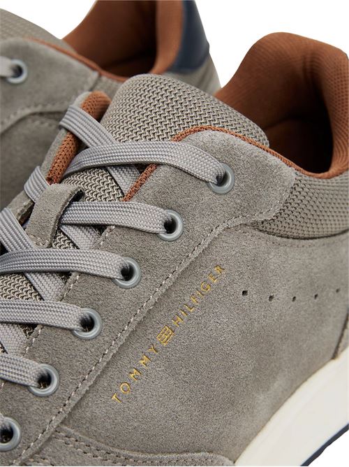Sneaker grigie in pelle scamosciata Tommy Hilfiger | FM0FM05690PQ8